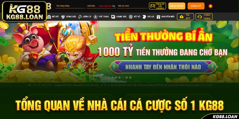 Tổng quan về nhà cái cá cược số 1 Kg88